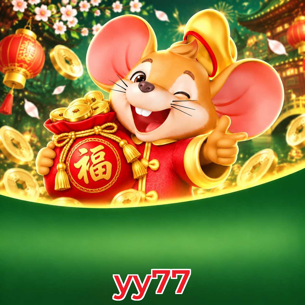 Catálogo de slots da yy77 com RTP médio de 96,52%